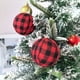 thumbnail image 4 of Ornamentos Del Árbol de Navidad 21x14x7cm 6 Paquetes 7cm Tela Envuelta Bolas de Navidad Ornamentos Del Árbol de Navidad, 4 of 6