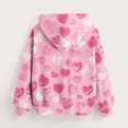 thumbnail image 4 of GA WEIHUA Clearance Deals,Toddler Girls Hoodies Trendy Valentine's Day Sweatshirts Cute Love Heart Printed Pullover Tops Long Sleeve Hooded Child Loose Clothes(Pink,4 Years), 4 of 5