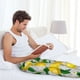 thumbnail image 5 of Balery Lemon1 Pantalones de pijama para hombre, pijama ultraligero, pantalón de descanso-Medium, 5 of 6
