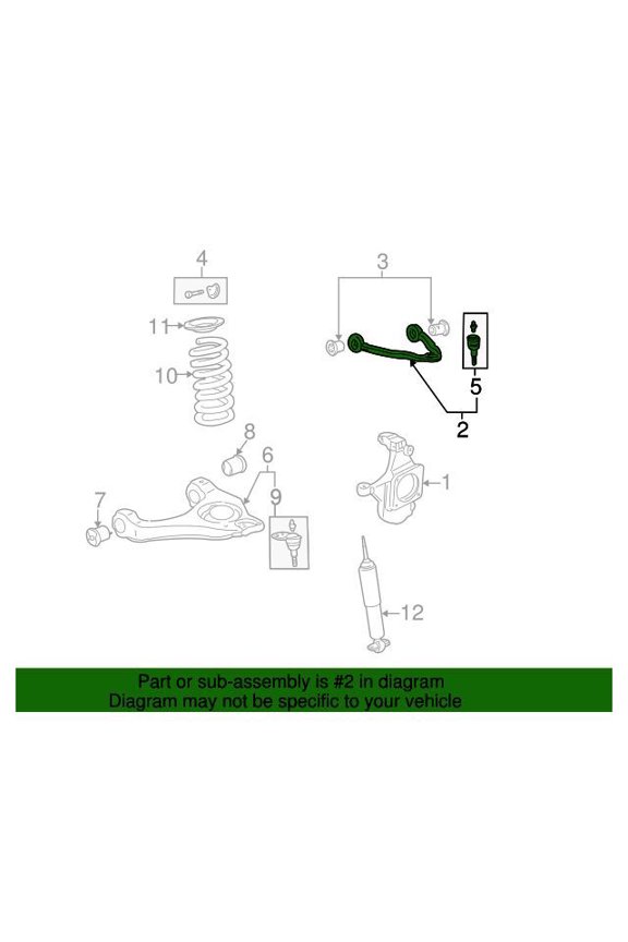 GM 25793553 Arm Asm-Frt Upr Cont