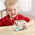 thumbnail image 3 of HILABEE Wooden Trolley Trailer Develop Cognitive Skills Interactive Toys Cake Cake Cart, 3 of 8
