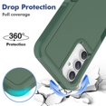thumbnail image 4 of Decase Heavy-Duty Rugged Case for Samsung Galaxy S23 FE,Dual Layer Military Grade Drop Protection Anti-Fingerprint Anti-Scratch Hard Back Cover Silicone Bumper Shockproof Protective Case,Darkgreen, 4 of 5
