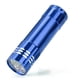 thumbnail image 4 of Mini linterna LED, 9 LED violetas, impermeable, diseño ligero, luz negra, ideal para senderismo y camping, luz de emergencia para exteriores, compacta, de plástico duradero, ideal para, 4 of 9