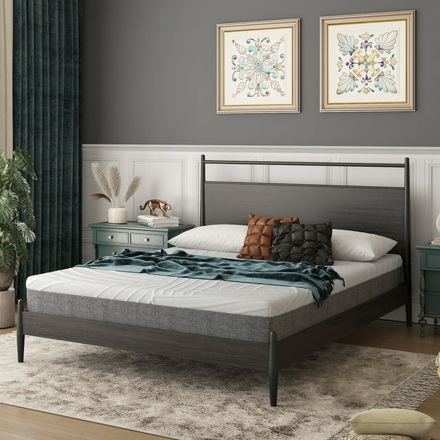 Costway 8" Mattress Gel Infused Memory Foam Medium Firm Bamboo Charcoal Full