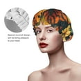 thumbnail image 4 of Balery Welcom Fall Shower Caps, Double Layer Waterproof Shower Cap, Double Layers Reusable Shower Cap With Soft Comfortable For Long Thick Hair Soft Bath Shower Hair Caps, 4 of 9