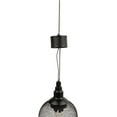 thumbnail image 4 of Alpine Corporation Hanging Solar Outdoor Lantern 12" Light, Black, 4 of 14