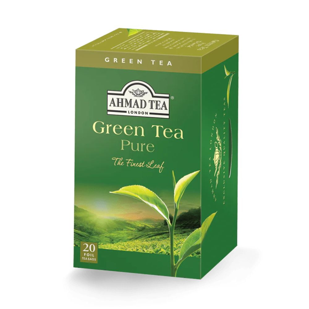 Ahmad Pure Green Tea (Case of 6) 20-Count