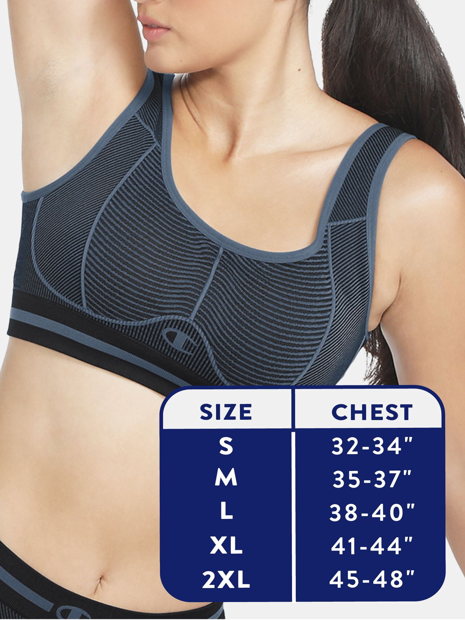 Champion Women's Seamless Medium Impact Sports Bra, Sizes S - XXL