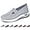 Grey, variant on TKing Fashion 2024 New Women's Woven Breathable Soft Sole Shoes - Non Slip Walking Slip on Diabetic Foam Shoes, Lightweight Comfort Platform Mesh Slip in Sneakers Arch Support