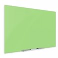 thumbnail image 1 of Floating Light Green Magnetic Glass Board 48" X 72" Inches Eased Corners, 1 of 4