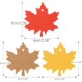 thumbnail image 2 of 150 Pcs Paper Leaves Gift Tags with Ribbon, Maple Leaf Tags for Thanksgiving, 3 Styles Fall Leaves Labels, Fall Cutouts for Autumn Thanksgiving, Classroom Leaves Cutouts Artificial, 2 of 14