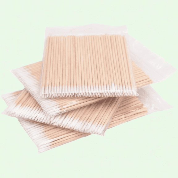 400Pcs 4 inch Pointed Cotton Swabs for Makeup, Cleaning, and Art
