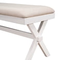 thumbnail image 6 of Enyopro Upholstered Bench, Beige and White, 6 of 9