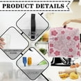 thumbnail image 7 of ZIATUBLES Cherry Blossom Pink Stand Mixer Dust Cover Multi-Functional Kitchen Appliance Accessories with Front Pockets and Top Handle Washable Home Decor Easy to Clean, 7 of 7