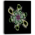 thumbnail image 2 of Shiny Crystal Light Green Fractal Flower - Floral Canvas Art Print, 2 of 3