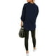 thumbnail image 4 of Txlixc Blusa vaquera de moda femenina, solapa de color sólido, botón de manga larga, blusa vaquera suelta Txlixc moda, 4 of 8