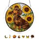 thumbnail image 2 of Acrylic Puzzles Suncatcher Window Hanging 83 Pieces Stained Glass Acrylic Puzzle Song Decoration For Women Men Mom Birthday Home Decor, 2 of 9