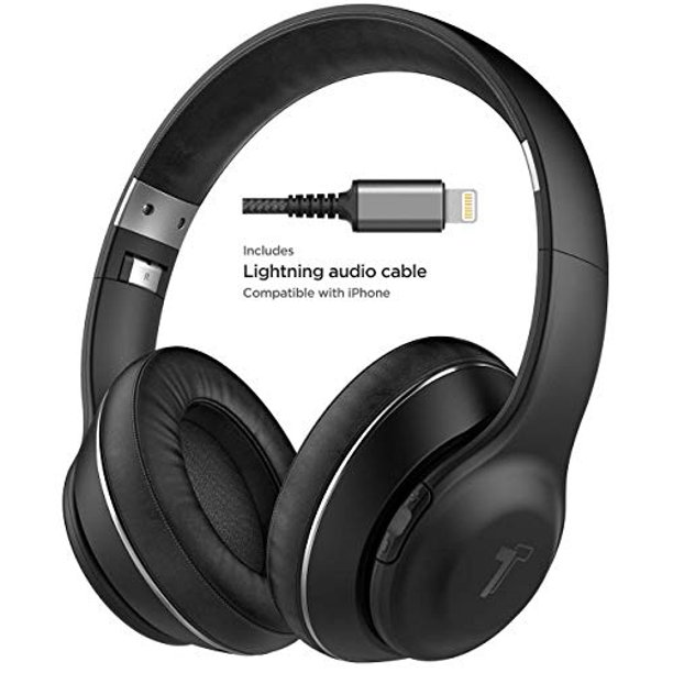 Thore Bluetooth Headphones w/Lightning Connector for iPhone MFi