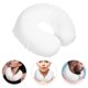 thumbnail image 5 of Almohada de látex en forma de U, almohada en forma de U Cuello de la columna vertebral (una base de almohada sin funda de almohada, blanco), 5 of 6