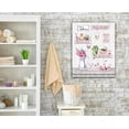 thumbnail image 3 of Rustic Flower Bathroom Wall Art Farmhouse Pink Canvas Wall Decor Country Floral Rose and Butterfly Pictures Painting Soak Relax Unwind Artwork Framed for Bathroom Bedroom Living Room 12"x16", 3 of 6