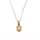 thumbnail image 1 of Collar con dije de oro laminado letra brillos U, 1 of 6