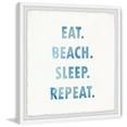 thumbnail image 2 of Marmont Hill Eat Beach Sleep Repeat Framed Wall Art, 2 of 6