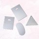thumbnail image 2 of 4pcs Convenient Cake Scraper Cake Making Scraper Baking Supplies Accessories Kitchen Gadget for Home Bakery, 2 of 2