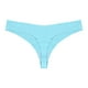 thumbnail image 2 of Gibobby Calzoncillos para mujer maidenform Braguitas de bikini sin costuras para mujer Calzoncillos invisibles elásticos suaves No Show Hipster Ropa interior(Azul claro,XL), 2 of 3