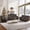 Brown|Microfiber, variant on Aukfa 3-Piece Recliner Sofa Set, Oversized Armchair+Loveseat +3 Seat Sofa, 2 Cup Holders&Storage Console, Microfiber, Brown