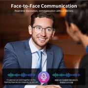 AI Smart Glasses for Men & Women – Powered by ChatGPT, 164+ Languages Translation and Photochromic Lens, Meeting Assistant, Bluetooth Glasses w/ Music & Hands-Free Calling, Physically-Changing Lenses