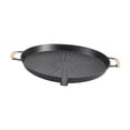 thumbnail image 2 of Bandeja para hornear antiadherente, plancha redonda para barbacoa, accesorios de uso , utensilios de cocina portátiles, sartenes, parrilla para, 2 of 9