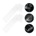 thumbnail image 2 of KAKOWELY 2Pcs Transparent Shoe Display Rack Holder Plastic Shoe Display Stand for High Heel Sandals Transparent Plastic Sandals Display Stand Transparent Stand Shoe Rack Holder for Store, 2 of 4
