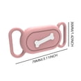 thumbnail image 2 of Funda de silicona resistente al agua con soporte para collar de perro para Samsung Galaxy SmartTag2 (rosa), 2 of 4
