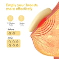 thumbnail image 7 of Breast Massager Warming Lactation Compress Breastfeeding: Mastiti Clogged Duct Engorgement Relief - Vibrant & Warmer Waterproof Heating Milk Warmer Breastmilk, 7 of 7