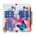 thumbnail image 3 of Dteck for Samsung Galaxy Note 20 Ultra Case Wallet with Card Slots, Cute Pattern PU Leather Zipper Flip Folio with Wrist Strap Kickstand Protective for Note 20 Ultra 5G Wallet Case,Butterfly, 3 of 5
