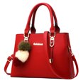thumbnail image 1 of Bolso de mujer de mediana edad, de otoño e invierno, de piel suave, sencillo, de tamaño mediano, para madre, bolso de hombro que combina con todo, bolso cruzado, 1 of 6