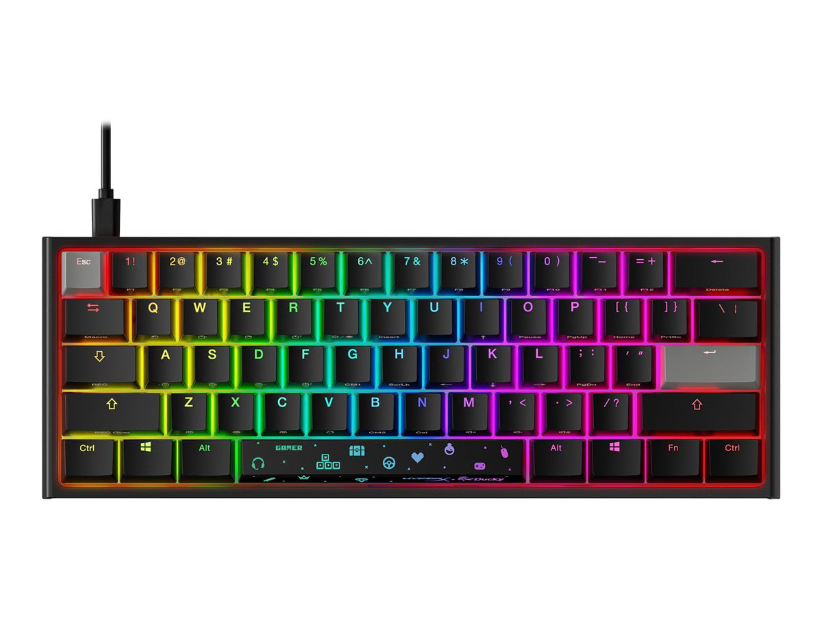 Hyperx Ducky One 2 Mini Keyboard Backlit Usb Us Key Switch Hyperx Red Black Walmart Com Walmart Com