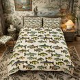 thumbnail image 2 of Meiyoeat Retro Rustic Fish Print Bedding,Fishing Theme Wildlife Pattern Duvet Cover Full,3Pcs,No Comforter, 2 of 6