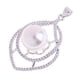 thumbnail image 1 of Elegante collar de perlas de cristal con colgante para mujer, para fiesta, graduación, disfraz, regalo de cumpleaños, 1 of 8