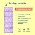 thumbnail image 5 of Wildkin Kids Microfiber Floor Lounger – Travel-Friendly, Sleepovers, Pillow Not Included - Unicorn, 5 of 6