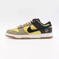 thumbnail image 2 of FQ8148-010 Nike Dunk Low Dia De Muertos Black Khaki Metallic Gold Sail (Women's), 2 of 6
