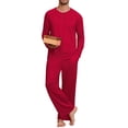 thumbnail image 2 of MINTREUS Couple Pajama Sets Soft PJs Sets for Couples/Women/Men Matching Sleepwear with Pockets, 2 of 6