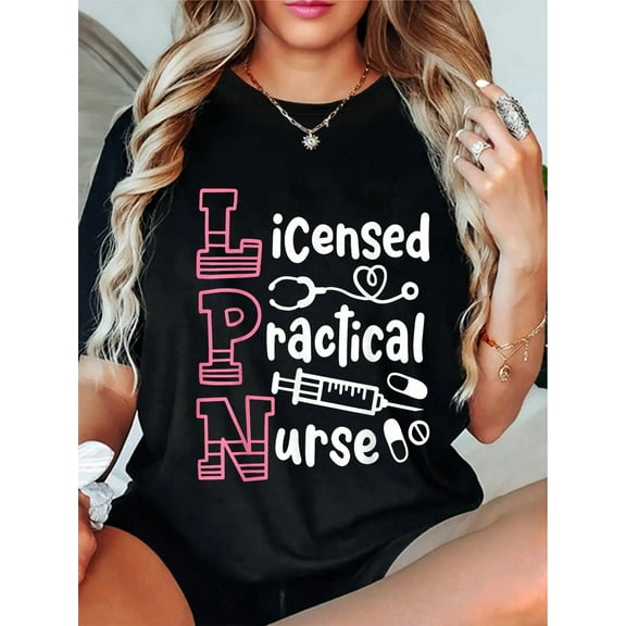 100% Cotton LPN Licensed Practical Nurse LPN T-Shirt