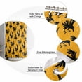 thumbnail image 6 of Halloween Crow Shower Curtain Set ，Waterproof Fabric Shower Curtains Black Crow Vintage Yellow Decoration Shower Curtains for Bathroom,Bathroom Decor 72"x72", 6 of 6
