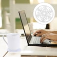 thumbnail image 2 of 6Pcs Christmas Snowflake Coasters Round Felt Nonslip Heat Insulation Cup Mats, 2 of 9