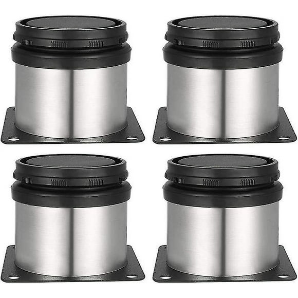 4pcs Furniture Feet, Adjustable Legs, Cabinet Legs, Thick Table Legs, Furniture Legs, Stainless Steel, Adjustable Height With Stainless Steel Screws