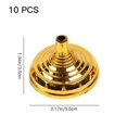 thumbnail image 2 of Flag Stands Gold Plated Flag Holders Mini Flag Bases For Desktop Living Room Office Conference Roomgold10pcs, 2 of 2
