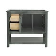 thumbnail image 4 of Fresca Fcb2340 Manchester 40" Single Free Standing Vanity Cabinet - Gray Wood Veneer, 4 of 4