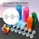 thumbnail image 3 of 50 tiras de pintura vacías, recipientes para tazas de pintura, recipientes transparentes para almacenamiento de pintura, mini recipientes para tazas de pintura de 3 ml/0,1 oz, 3 of 8