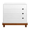 Baby Mod - Olivia 4-Drawer Dresser, Amber and White